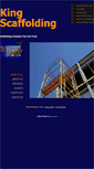 Mobile Screenshot of kingscaffolding.net